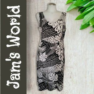 Jam's World 50th Aniversary HIBISCUS WALK Women's Dress Size Small